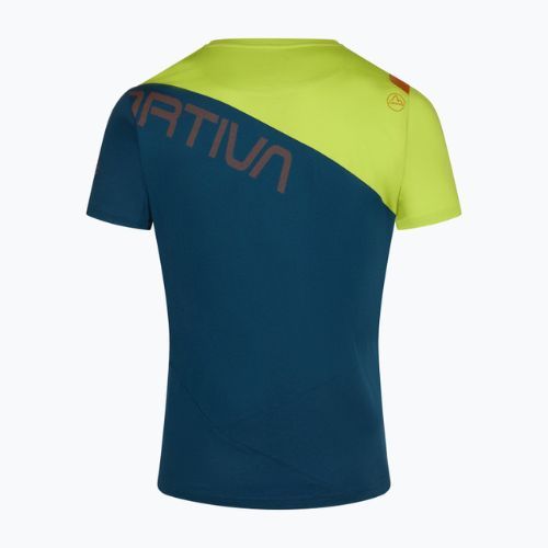Koszulka wspinaczkowa męska La Sportiva Float storm blue/lime punch