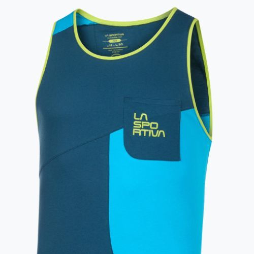Koszulka wspinaczkowa męska La Sportiva Dude Tank storm blue/maui