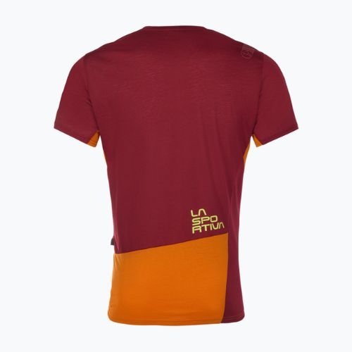 Koszulka wspinaczkowa męska La Sportiva Grip hawaiian sun/sangria