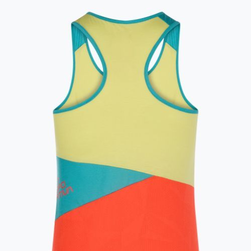 Koszulka wspinaczkowa damska La Sportiva Charm Tank cherry tomato/lagoon