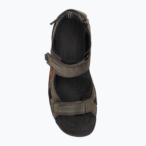 Sandały męskie KEEN Targhee III Open Toe grey/black