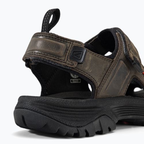 Sandały męskie KEEN Targhee III Open Toe grey/black