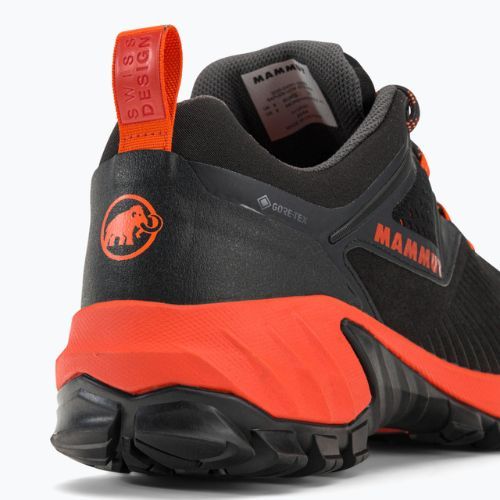 Buty trekkingowe męskie Mammut Sapuen Low GTX black/hot red