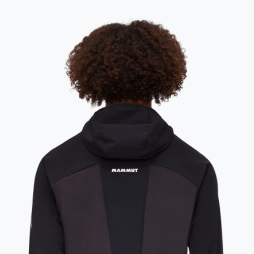 Kurtka softshell męska Mammut Aenergy SO Hybrid Hooded black/vibrant orange
