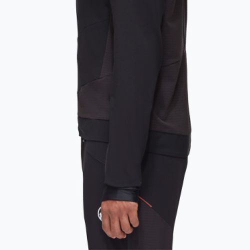 Kurtka softshell męska Mammut Aenergy SO Hybrid Hooded black/vibrant orange