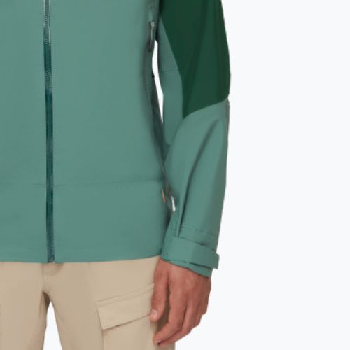 Kurtka przeciwdeszczowa męska Mammut Convey Tour HS Hooded 2023 dark jade/woods