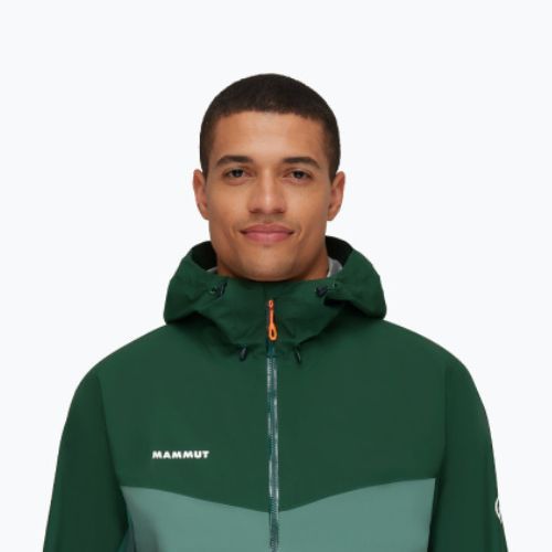 Kurtka przeciwdeszczowa męska Mammut Convey Tour HS Hooded 2023 dark jade/woods