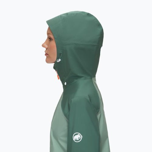 Kurtka przeciwdeszczowa damska Mammut Convey Tour HS Hooded jade/dark jade