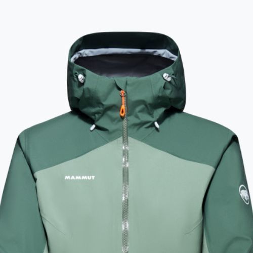 Kurtka przeciwdeszczowa damska Mammut Convey Tour HS Hooded jade/dark jade