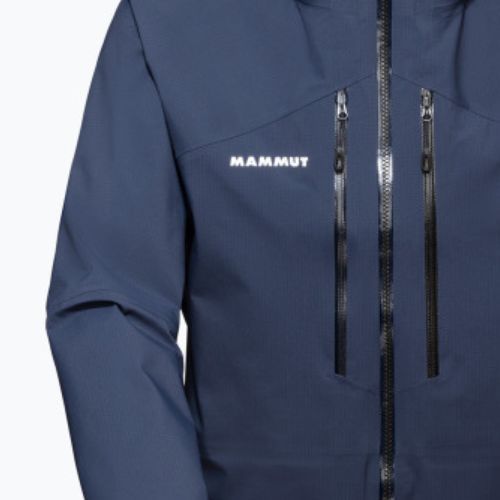 Kurtka przeciwdeszczowa męska Mammut Taiss HS Hooded marine