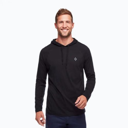 Bluza trekkingowa męska Black Diamond Crag Hoody black