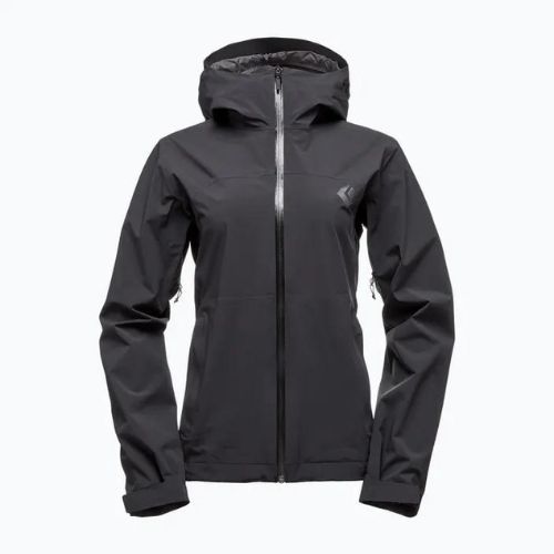 Kurtka przeciwdeszczowa damska Black Diamond Stormline Stretch black