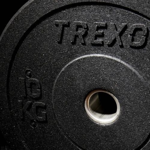 Obciążenie bumperowe olimpijskie TREXO TRX-BMP010 10 kg czarne