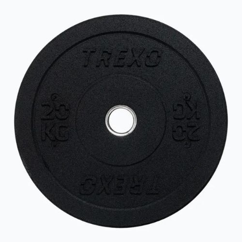 Obciążenie bumperowe olimpijskie TREXO TRX-BMP020 20 kg czarne