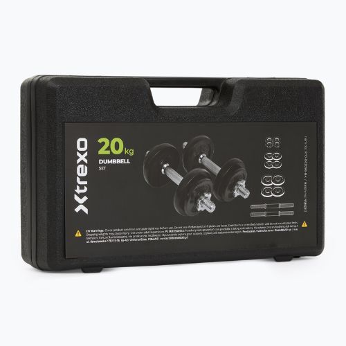 Zestaw hantli XTREXO DK20 20 kg