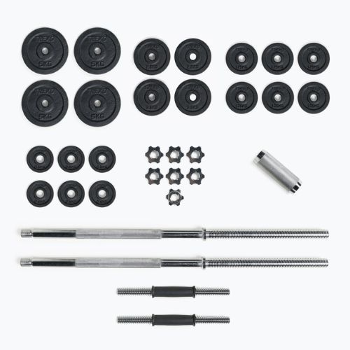 Zestaw hantli ze sztangą XTREXO DK50 50 kg