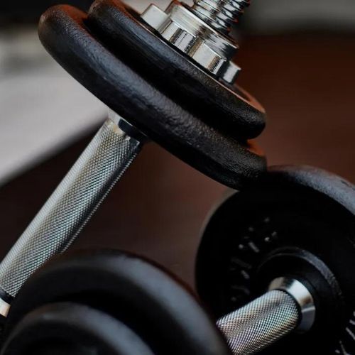 Zestaw hantli ze sztangą XTREXO DK50 50 kg