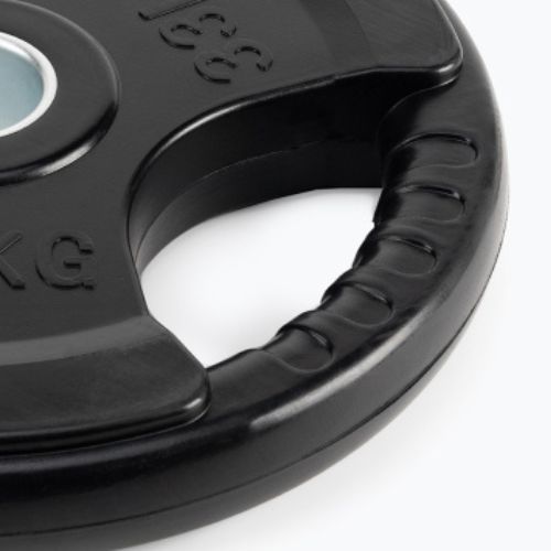 Obciążenie żeliwne ogumowane XTREXO RW15 15 kg czarne