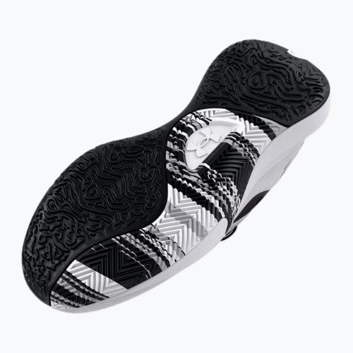 Buty do koszykówki męskie Under Armour Lockdown 6 white/jet gray/black