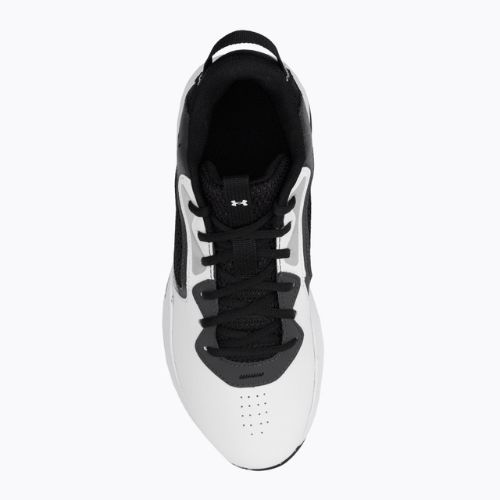Buty do koszykówki męskie Under Armour Lockdown 6 white/jet gray/black