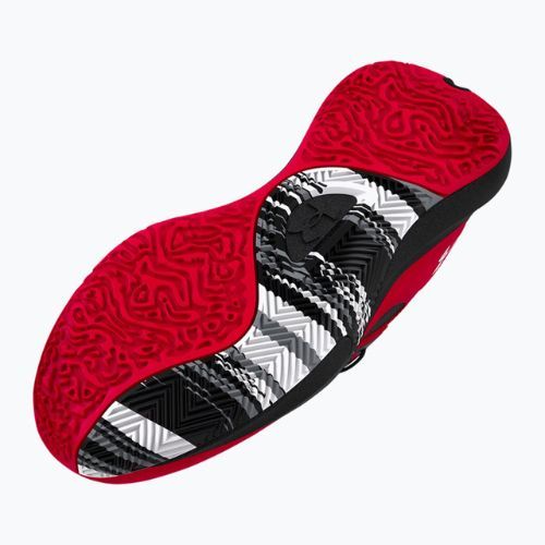 Buty do koszykówki męskie Under Armour Lockdown 6 red/black/white