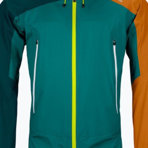 Kurtka przeciwdeszczowa męska ORTOVOX Westalpen 3L Light pacific green