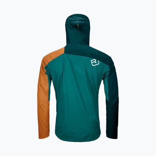 Kurtka przeciwdeszczowa męska ORTOVOX Westalpen 3L Light pacific green