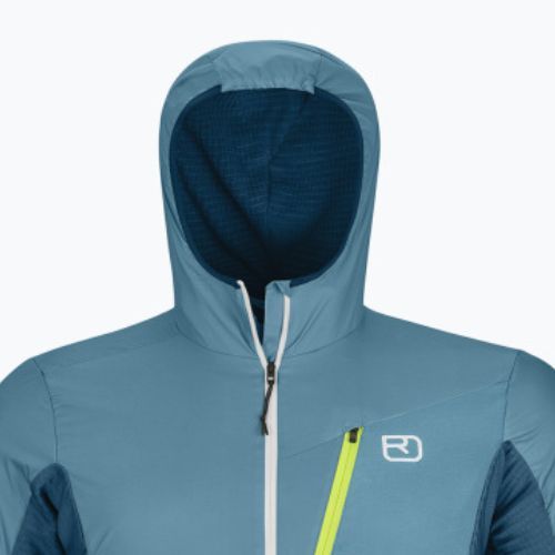 Bluza trekkingowa męska ORTOVOX Ladiz Hybrid petrol blue