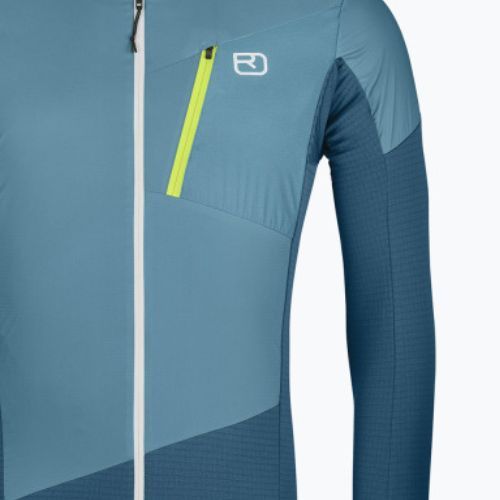 Bluza trekkingowa męska ORTOVOX Ladiz Hybrid petrol blue