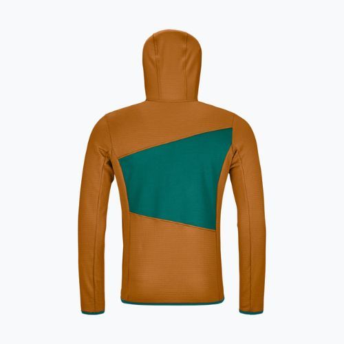 Bluza trekkingowa męska ORTOVOX Fleece Grid Hoody sly fox