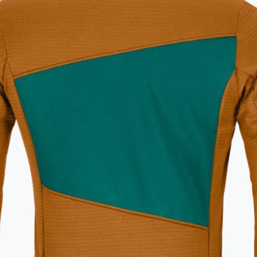 Bluza trekkingowa męska ORTOVOX Fleece Grid sly fox