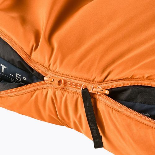 Śpiwór deuter Orbit -5° regular/right mandarine/ink