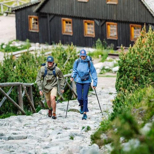 Kurtka przeciwdeszczowa damska Fjällräven HC Hydratic Trail dawn blue