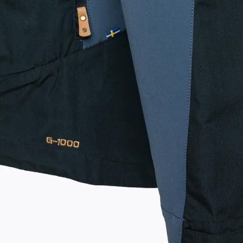 Kurtka przeciwwiatrowa męska Fjällräven Keb dark navy/uncle blue