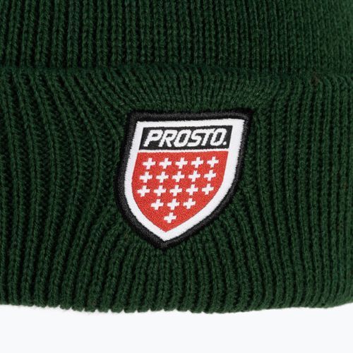 Czapka zimowa męska PROSTO Brand green