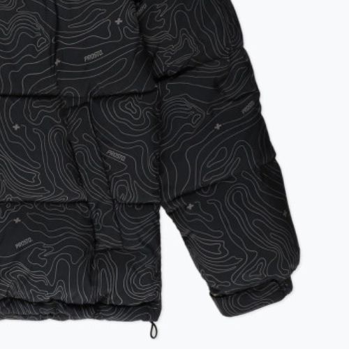 Kurtka zimowa męska PROSTO Puff Pattern black