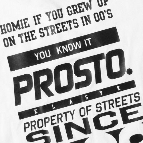 Longsleeve męski PROSTO Typeskur white