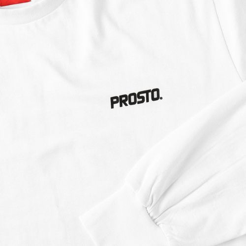 Longsleeve męski PROSTO Typeskur white