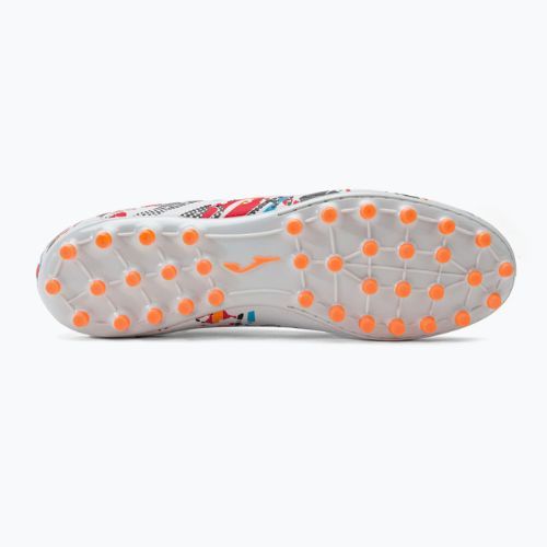 Buty piłkarskie męskie Joma Evolution AG white/black/orange