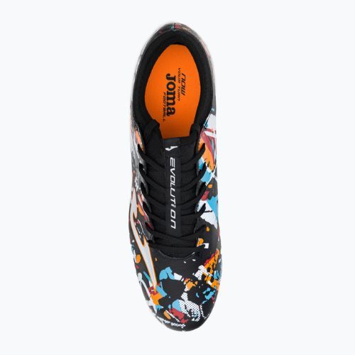 Buty piłkarskie męskie Joma Evolution FG black/white/red