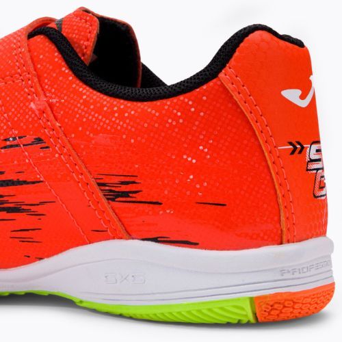 Buty piłkarskie dziecięce Joma Super Copa IN coral/green fluor