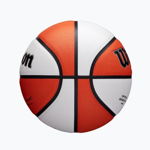 Piłka do koszykówki Wilson WNBA Official Game bown/white rozmiar 6