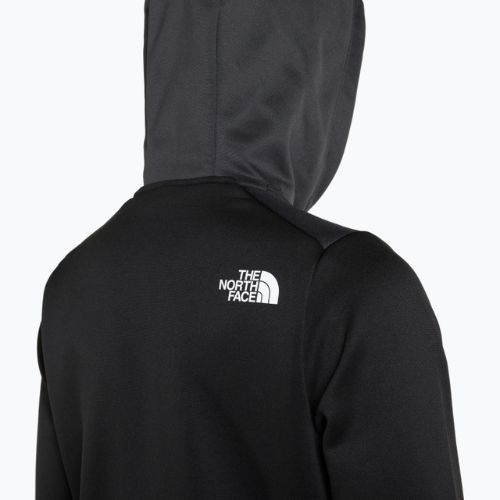 Bluza damska The North Face Reaxion Fleece P/O Hoodie black/ asphalt grey