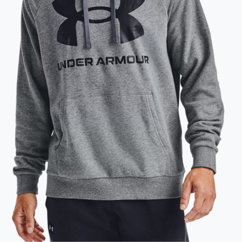 Bluza męska Under Armour Rival Fleece Big Logo HD pitch gray light heather/black