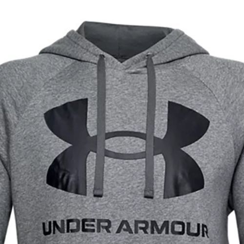 Bluza męska Under Armour Rival Fleece Big Logo HD pitch gray light heather/black