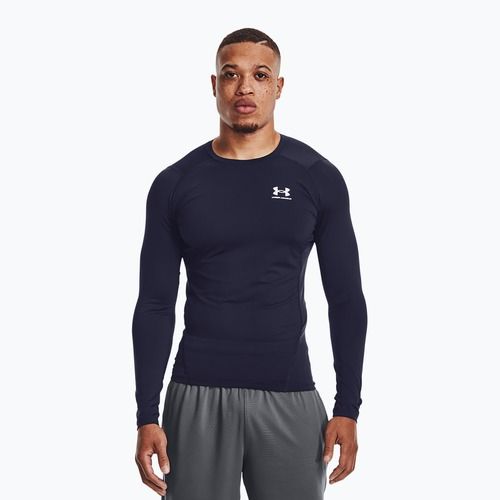 Longsleeve treningowy męski Under Armour HG Armour Comp midnight navy/white