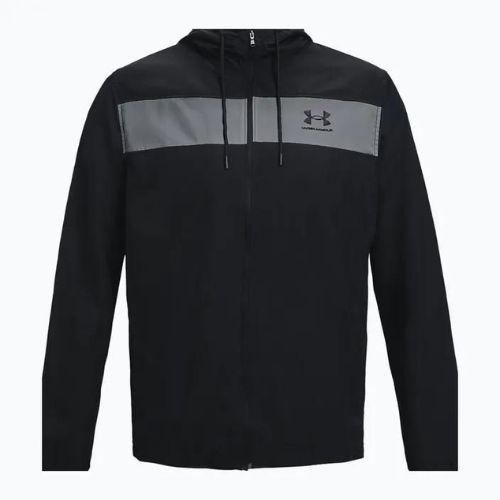 Kurtka przeciwwiatrowa męska Under Armour Sportstyle Windbreaker black/pitch gray/black