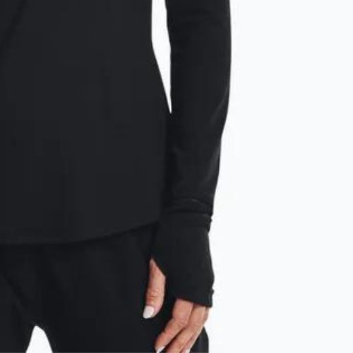 Bluza do biegania damska Under Armour Qualifier Run 2.0 1/2 Zip black/black/reflective
