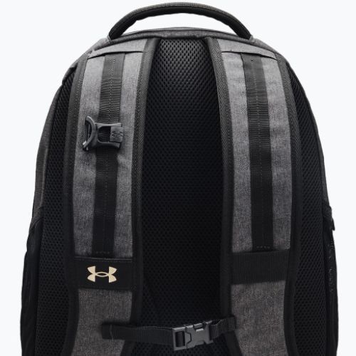 Plecak miejski Under Armour Hustle Pro 31.5 l black medium heather/black/metallic gold