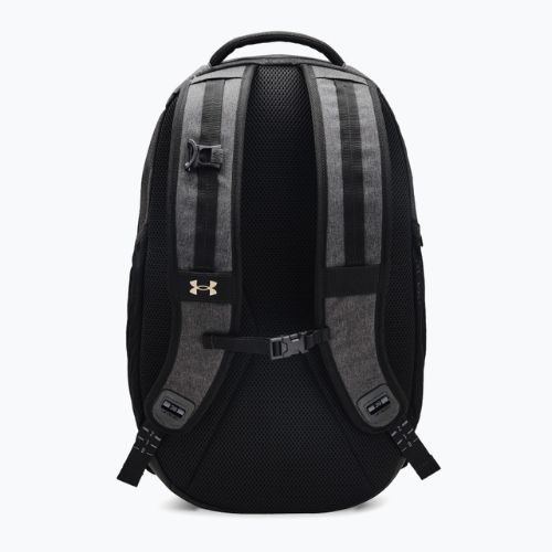Plecak miejski Under Armour Hustle Pro 31.5 l black medium heather/black/metallic gold